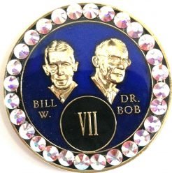 Crystallized Bill & Bob Blue Crystal AB